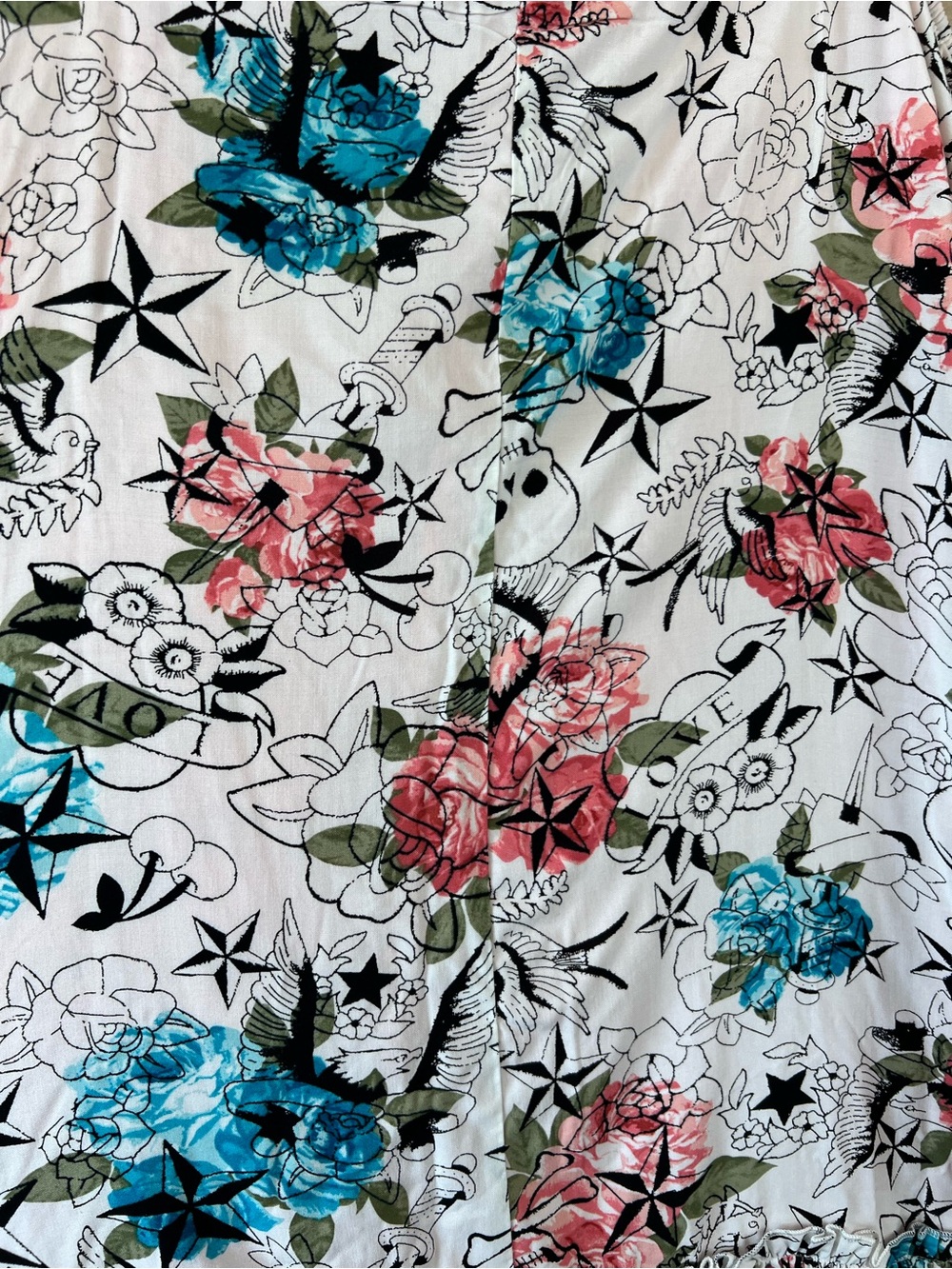 Betsey Johnson x Torrid Mini Challis Cold Shoulder Dress - Picture 9 of 12